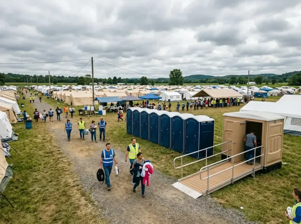 disaster-relief-camp-restrooms-010 — frequently asked questions, Dumpster & Portable Bathrooms Rental in Caldwell, OH